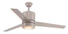  F-1018 WH - Finnley Collection Indoor LED Light, 3-Blade Ceiling Fan with Opal Glass Lens